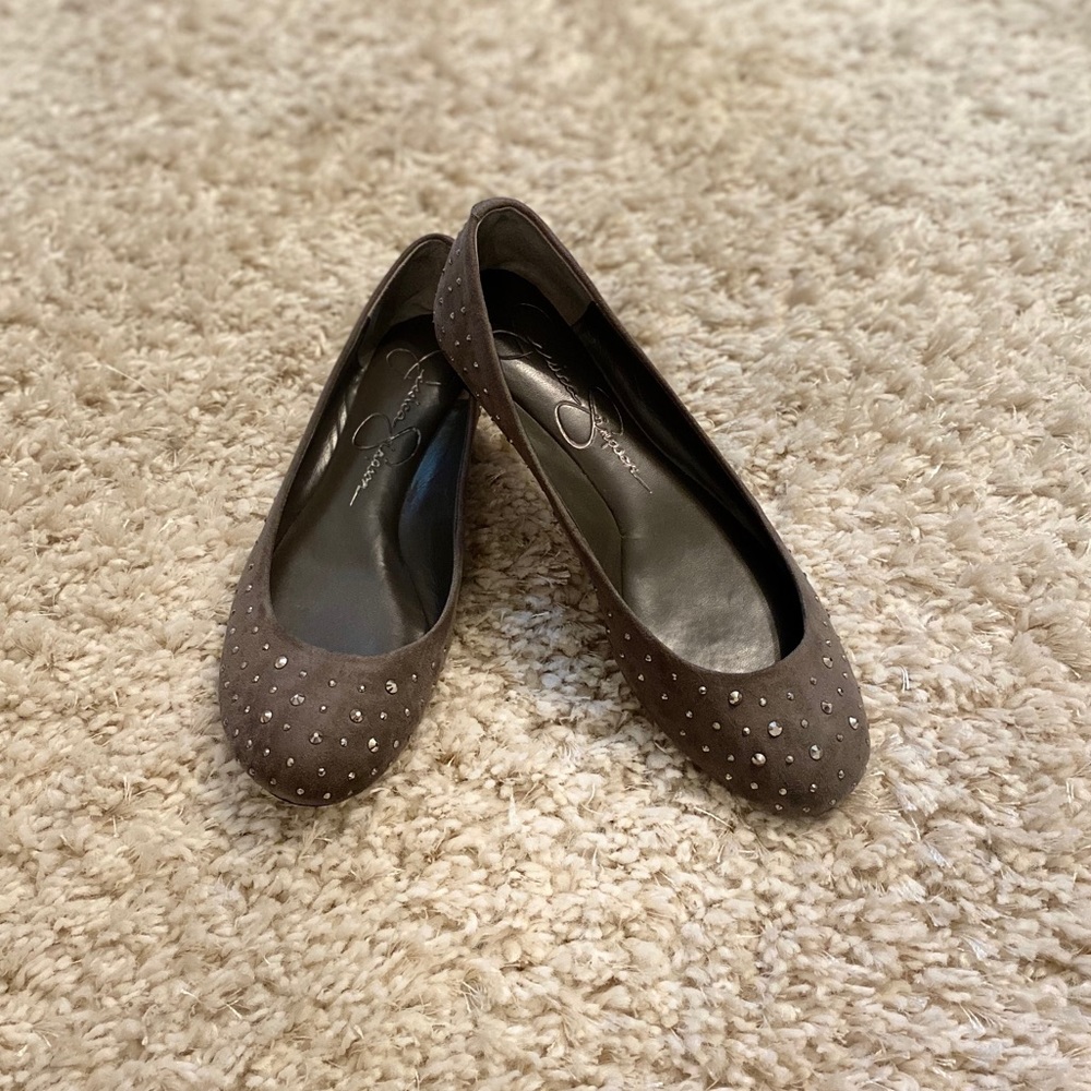 Sparkly Jessica Simpson Flats